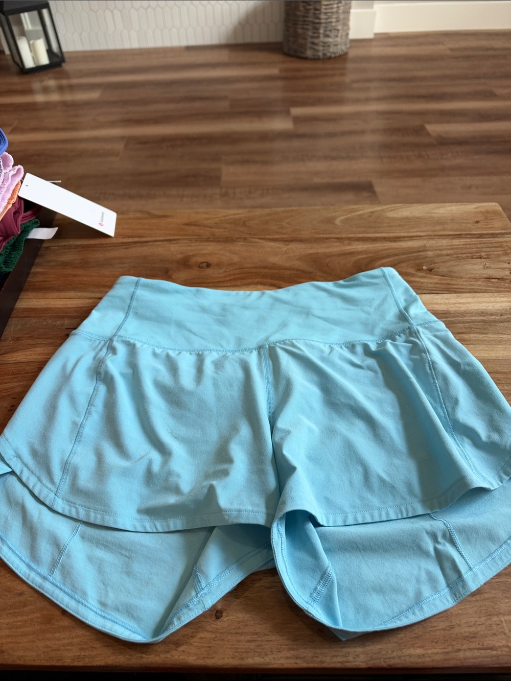 lululemon athletica Light Blue Shorts